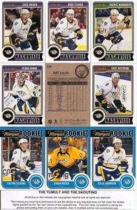 2014-15 OPC O-Pee-Chee Nashville Predators Complete Team Set w/ Stickers (23) - Picture 1 of 1