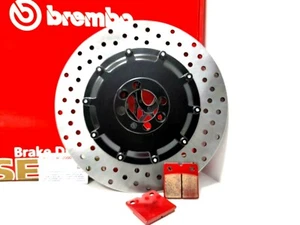 Brembo Rear Brake Disc Kit + Pads BMW K 75 RT 750 1994 1995 - Picture 1 of 1