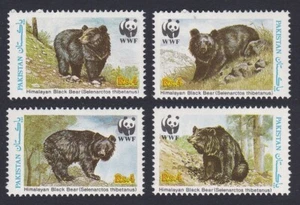 Himalayan Black Bear 4v Pakistan 1989 MNH SG#780-783 MI#759-762 Sc#719 a-d - Picture 1 of 1