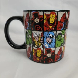 Marvel Avengers 20 oz Large Ceramic Mug SIlver Buffalo - Picture 1 of 8