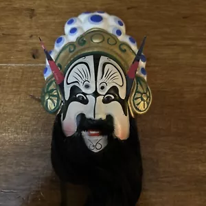 Cabezal de yeso de ópera china de Pekín pintado a mano - Imagen 1 de 5