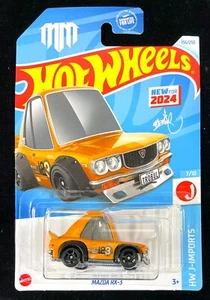 Hot Wheels Mazda RX-3 Tooned Orange #156 Mainline 2024 Case H Neu JDM TROBUL Lic - Bild 1 von 8