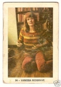 Vanessa Redgrave  -  Rare 1971 TV Card