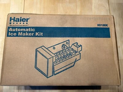 HAIER HI1MK MÁQUINA DE HIELO AUTOMÁTICA SE ADAPTA A LA MAYORÍA DE LOS REFRIGERADORES HAIER NUEVA EN CAJA Foto 1 de 4