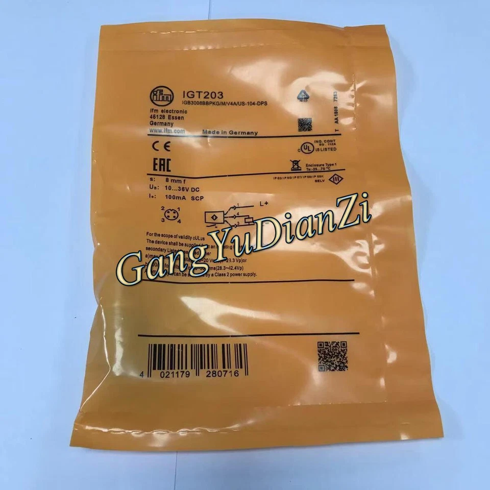 1PCS NEW FOR IFM IGT203 Proximity Switch Sensor - Image 1 of 1