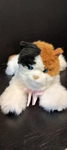 Aurora Calico Cat Plush Full Body Hand Puppet Blue Eyes Realistic 12" - Picture 1 of 6