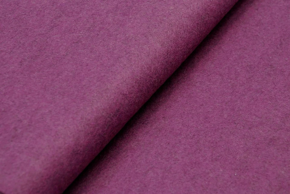 HANDICRAFT Wool/Viscose Felt Fabric Material - MARL PURPLE V17 - Image 1 of 1