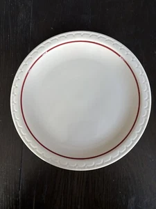 Syracuse China Railroad Cardinal Red 9.5 Inch Dinner Plate - Picture 1 of 3