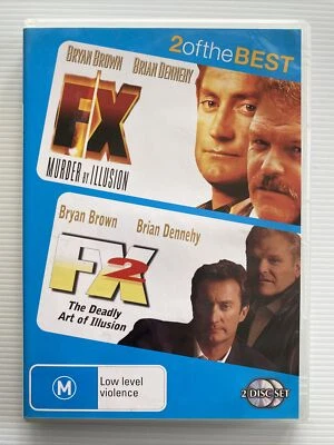 DVD - FX & FX 2 The Deadly Art of Illusion (1991) R4 - Bryan Brown Brian Dennehy - image 1 of 2