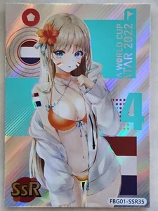 Football Girl Goddess Story SSR Selection Anime Waifu FIFA Soccer Holographic - Picture 1 of 36
