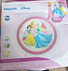 Philips - Disney Princess Wall & Ceiling Light .. Warm White LED - New Boxed - Picture 1 of 6