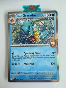 HOLO Pokemon Destined Rivals Misty's Gyarados 049 Card NEW SET 2025 FRESH MINT - Picture 1 of 1
