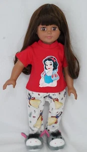 Snow white princess pajamas fits american girl doll and other 18" dolls - Picture 1 of 4