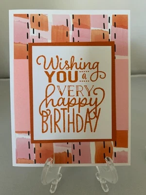 Набор из 4 открыток Stampin Up «С днем рождения» #31b Tangelo Twist - Изображение 1 из 2