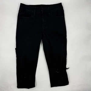 American Eagle Damen Jegging Next Level Stretch Größe 2L schwarz Baumwolle schmales Bein - Bild 1 von 11