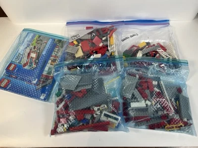 Lego City LOTE: 2013 Estación de Bomberos, Camión, Bicicleta - 99% Completo + Instrucciones Foto 1 de 4