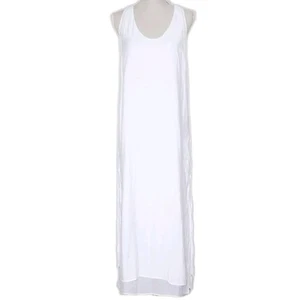 Maxi Vestido Zara Blanco Largo Talla M En Capas Verano Ligero Favorecedor Vacaciones - Imagen 1 de 17