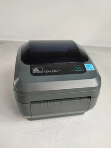Zebra GX420D Direct Thermal Desktop Label Printer GX-420D USB Serial - Picture 1 of 8