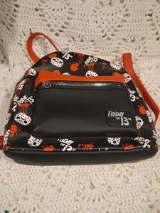 Bioworld NEW Small backpack Jason Friday The 13th From Hot Topic NWOT Goth Emo - Picture 1 of 6