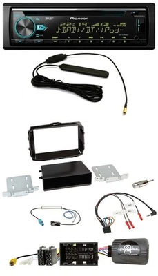 Pioneer CD MP3 Lenkrad DAB USB Autoradio für Alfa Giulietta 13-21 piano-schwarz - Bild 1 von 4