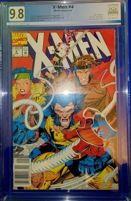 1992 X-MEN #4 9.8 NEWSSTAND VARIANT RARE 1st Omega Red, Wolverine Yellow Cosume! - Image 1 of 4