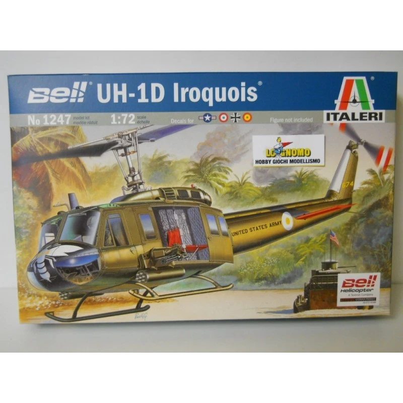 Italeri 1/72 -bell Uh-1d Iroquois Cod.1247