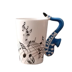 240 Ml, Tazze in Ceramica Musicale Creativa, Simpatiche Tazze Caffè-Tè-Latte e9562 - Foto 1 di 10
