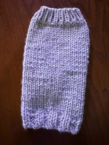 Fattie Bearz Tea Cup 6-13 lb gray doggie sweater with receipt Very Cute and Tiny - Picture 1 of 9