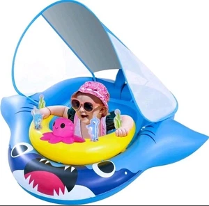 Onory Baby Pool Float mit Überdachung, Baby Baby Schwimmbad Schwimmer für 6-36 Monate - Bild 1 von 10