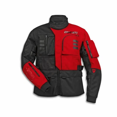 Jaqueta de motocicleta Ducati Explorer 2.0 masculina Cordura – impermeável blindada CE - Imagem 1 de 4
