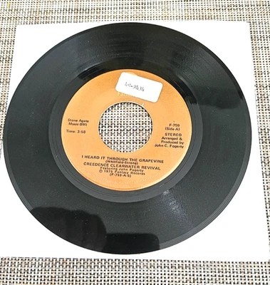 45 RECORD - CREEDENCE CLEARWATER REVIVAL - I HEARD IT THROUGH THE GRAPEVINE - Image 1 of 2