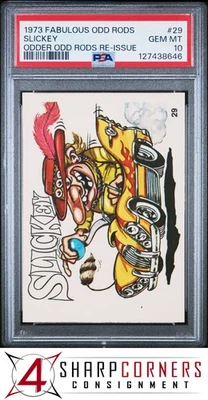 1973 FABULOUS ODD RODS-ODDER ODD RODS RE-ISSUE #29 SLICKEY POP 5 PSA 10 - Image 1 of 3