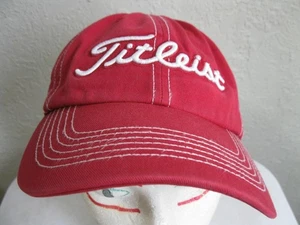 Oklahoma Sooners Titleist Hat cap + Horns Down osfm adjustable - Picture 1 of 14