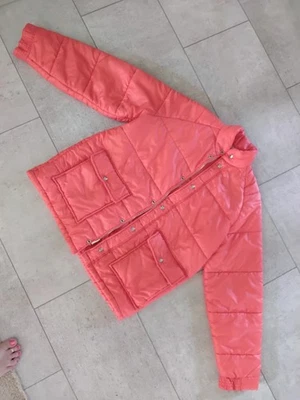 Abrigo grande de caza naranja alpino con cremallera insultado a presión Foto 1 de 4