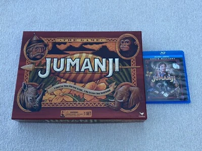 Jumanji Blu Ray And Jumanji The Boardgame By Cardinal Lot Foto 1 de 4