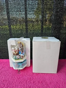 Heritage House Playful Teddy Bears Country Friends Love Story Music Box - Picture 1 of 7