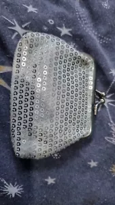 Childrens Silver Popper Clasp Purse - Picture 1 of 3