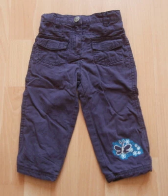 leicht gefütterte Hose Gr. 74/80 Impidimpi / Aldi - Bild 1 von 4