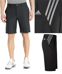adidas Golf Ultimate 365 3-streifenige Golfshorts - ALLE GRÖSSEN - UVP £60 - schwarz - Bild 1 von 9