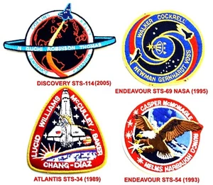 NASA Space Shuttle Flight Patches Atlantis, Discovery & Endeavour ~Lot Of 4~ New - Picture 1 of 5
