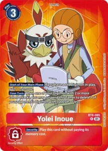 Yolei Inoue Alternate Art Foil - BT8-085 NM - Digimon TCG - Foto 1 di 1