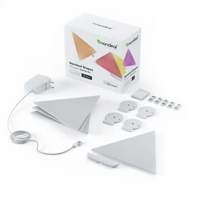 Nanoleaf Shapes Triangles Starterkit oder Erweiterungskit Weiß / Schwarz - Bild 1 von 4