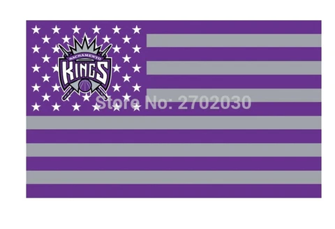 Sacramento Kings Flag Banner 2x3,3x5,4x6ft Polyester Basketball Champions 003 Cover