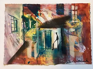 London Scenes - Soho Nights - Original painting on card - Picture 1 of 1