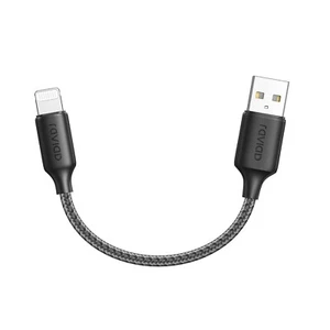 iPhone Ladekabel Kurz, 15CM Lightning Kabel MFi Zertifiziert Nylon iPhone Kabel - Bild 1 von 7