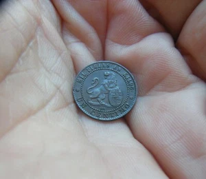4 - I REPUBLICA Moneda de 1 Centimo 1870 COBRE - Picture 1 of 4