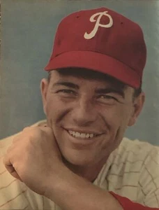 1965 Johnny Callison Philadelphia Phillies OF Magazine Page Photo Print 8x11” - Picture 1 of 5