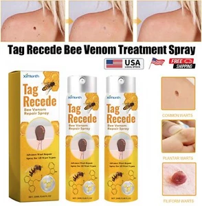 2x Tag Recede Bee Venom Trattamento Spray Tag Recede per tutta la pelle spray veleno d'api - Foto 1 di 14
