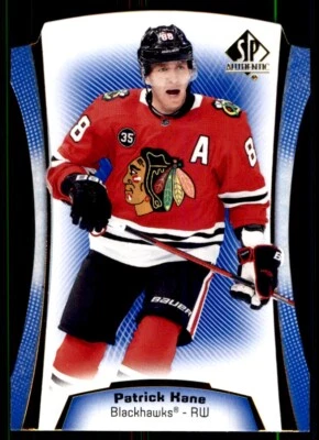 2021-22 SP AUTHENTIC DIE-CUT BLUE PATRICK KANE CHICAGO BLACKHAWKS #DC-3 - Image 1 of 2