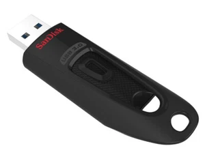 SanDisk Ultra USB flash drive 128 GB USB Type-A 3.0 Black - Afbeelding 1 van 5